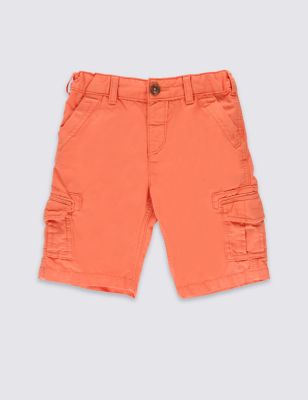 Pure Cotton Cargo Shorts &#40;1-7 Years&#41;